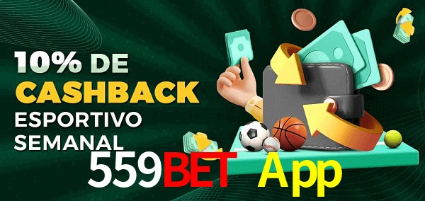 10% de bônus de cashback na 559Bet App